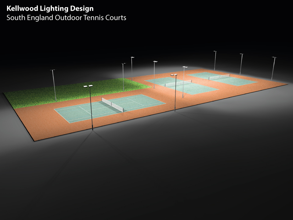 tennis court lighting design