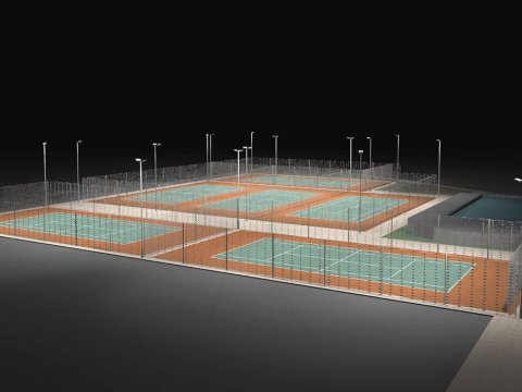 Outdoor Sports Lighting: Improving Tennis Court Playing Conditions