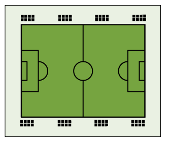 Football Pitch Lighting Plan