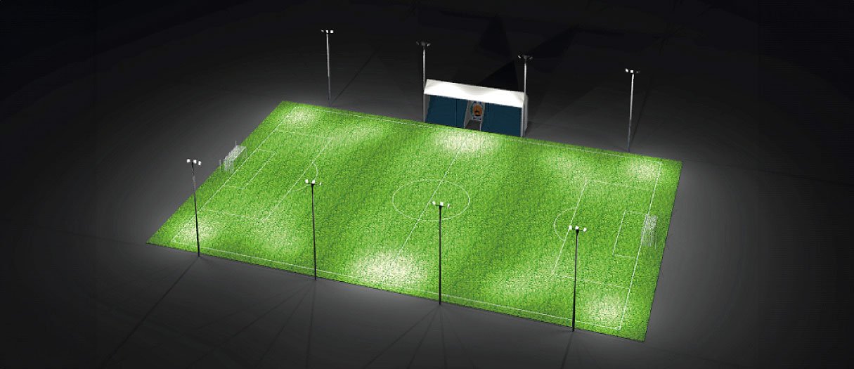 Football Pitch Floodlighting