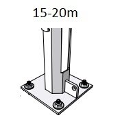 COL330 Base-Hinged Lighting Column